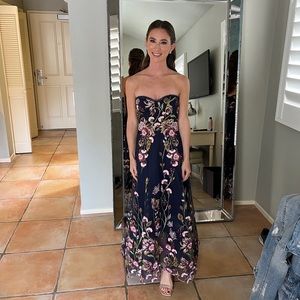 Marchesa Notte size 2 (taken in to a 0) floral gown